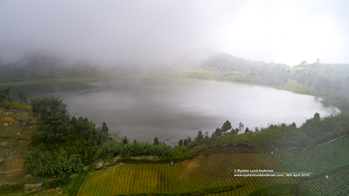 Dringo Crater lake Dieng Indonesia