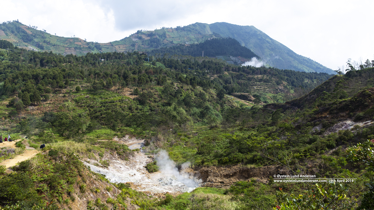 Sikidang Crater Dieng Indonesia