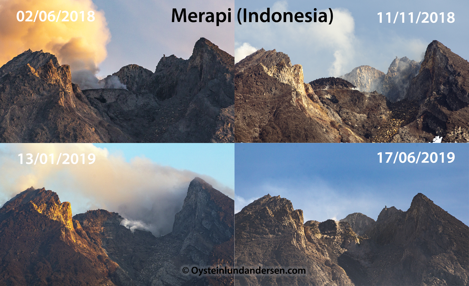 Merapi June 2019 Volcano