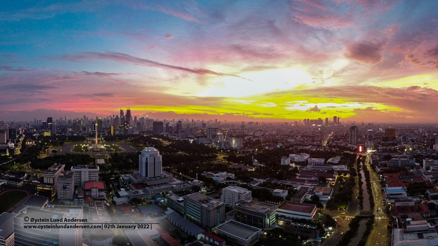 JAkarta Indonesia 2021 aerial