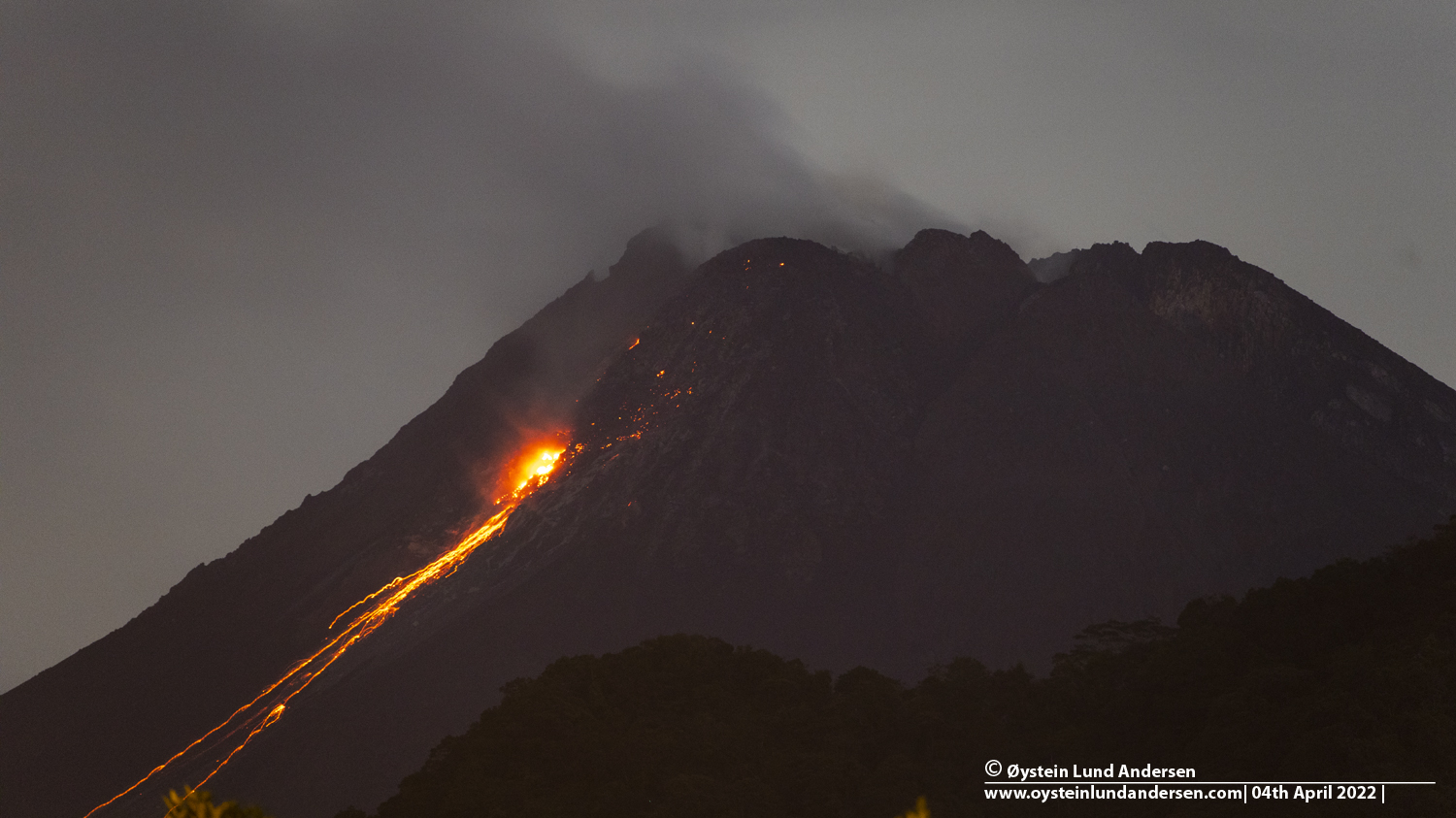 Merapi, volcano, rockfall, 2022