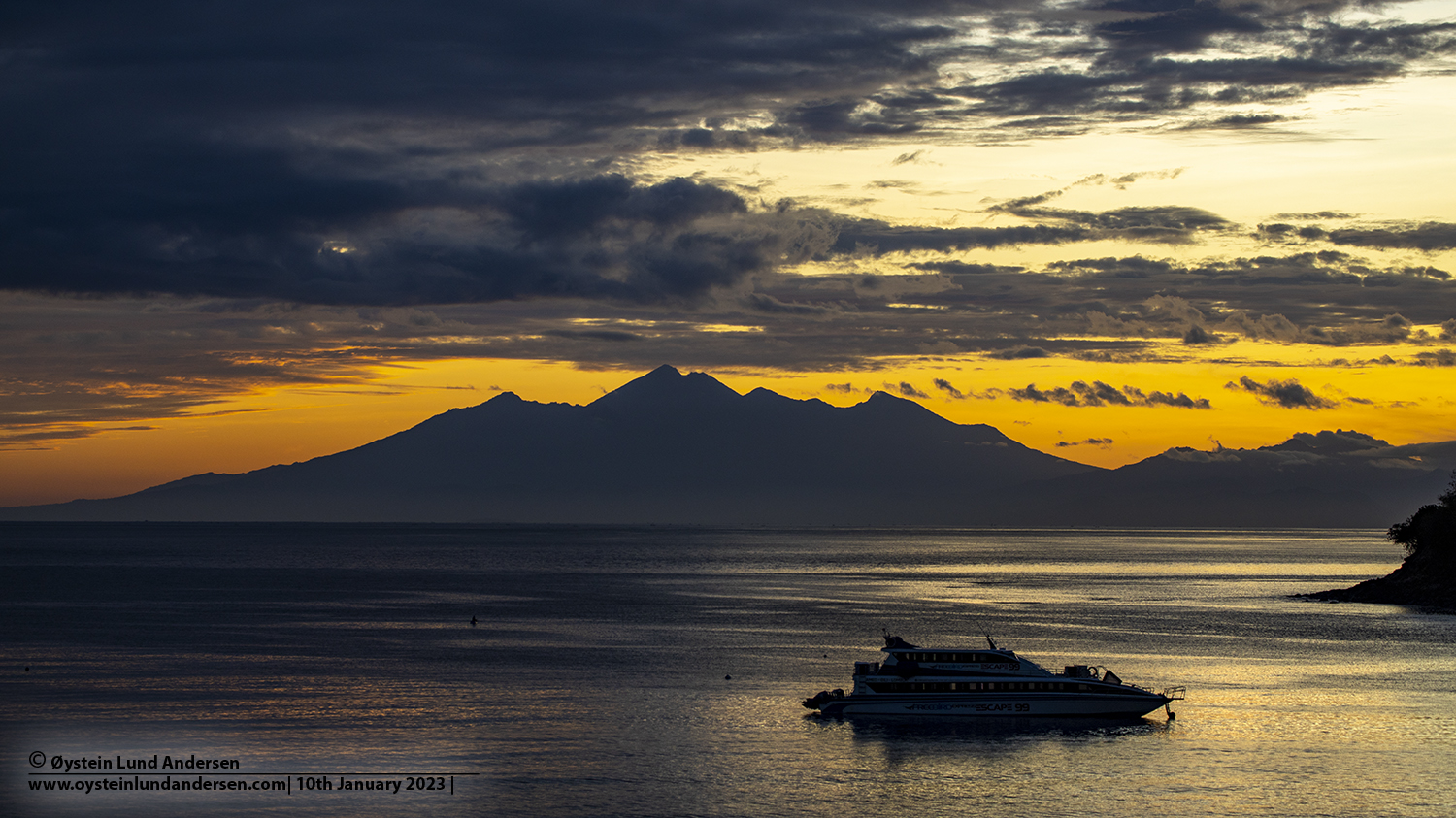 Rinjani, volcano, 2023, amed