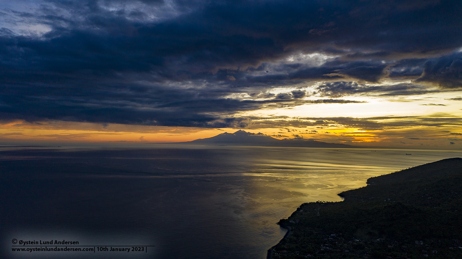 Rinjani, volcano, 2023