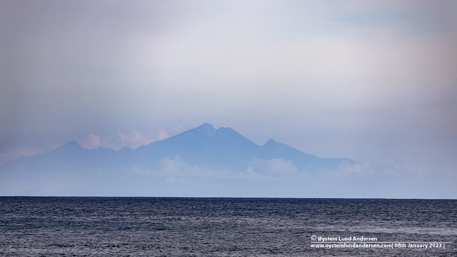 Rinjani, volcano, 2023