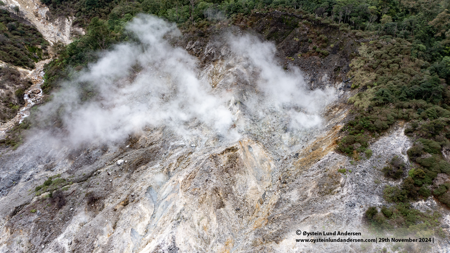 Salak volcano, Aerial, 2024