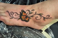 Schmetterling Tattoo