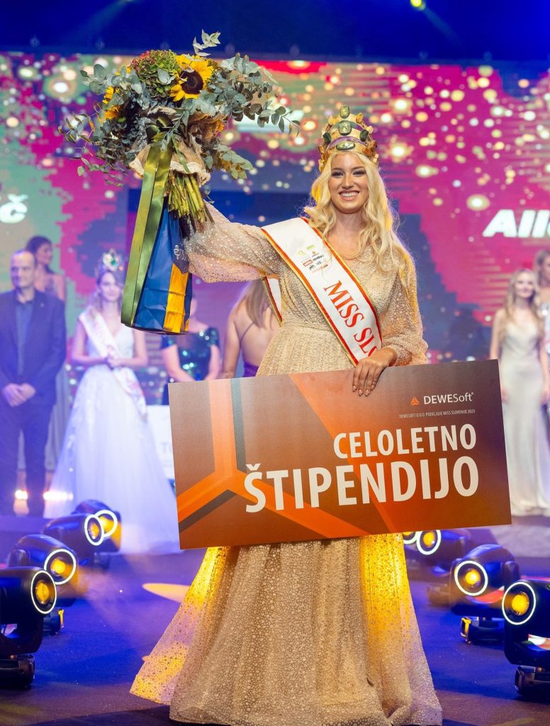 Alida Tomanič crowned Miss Slovenije 2023