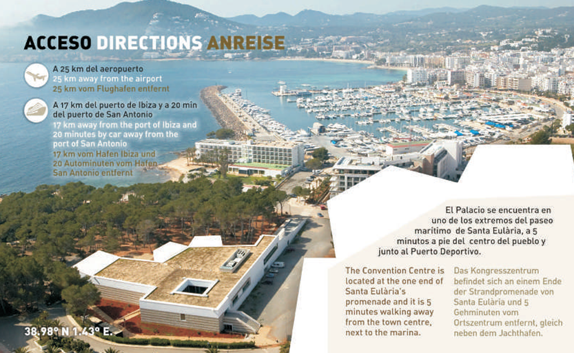 Como llegar Palacio de Congresos de Ibiza