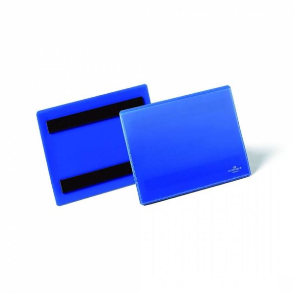 50 stk. Lagerlomme M/magnet A6 Tvær Mørkblå