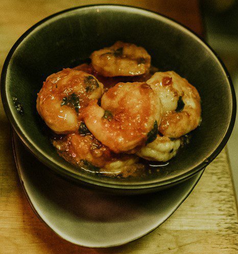 Garnalen met charmoula