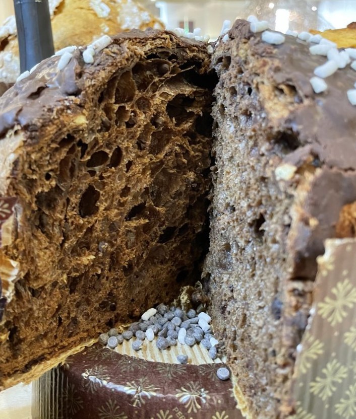 il panettone al cioccolato