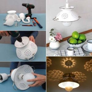 Göra om durkslag till lampa