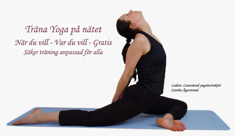 träna yoga på nätet