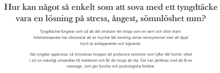 tyngdtäcke