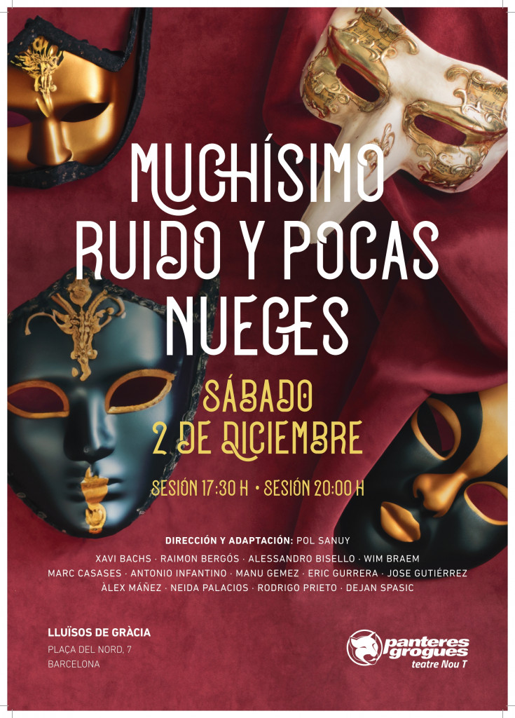 Muchísimo ruido y pocas nueces - Nou T de Teatre (Panteres Grogues) - entidades LGTBIQ+