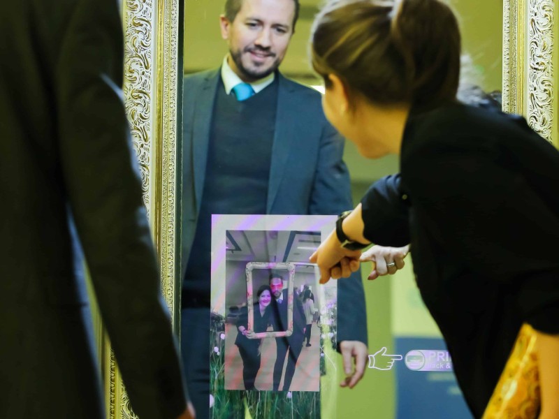 Magic Mirror Photo Booth hire in london