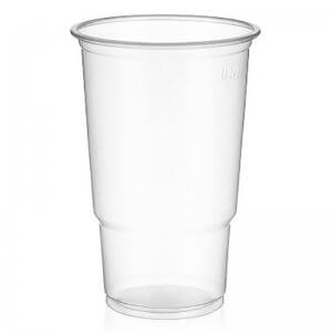 Drikkeglas med rille - 50 cl