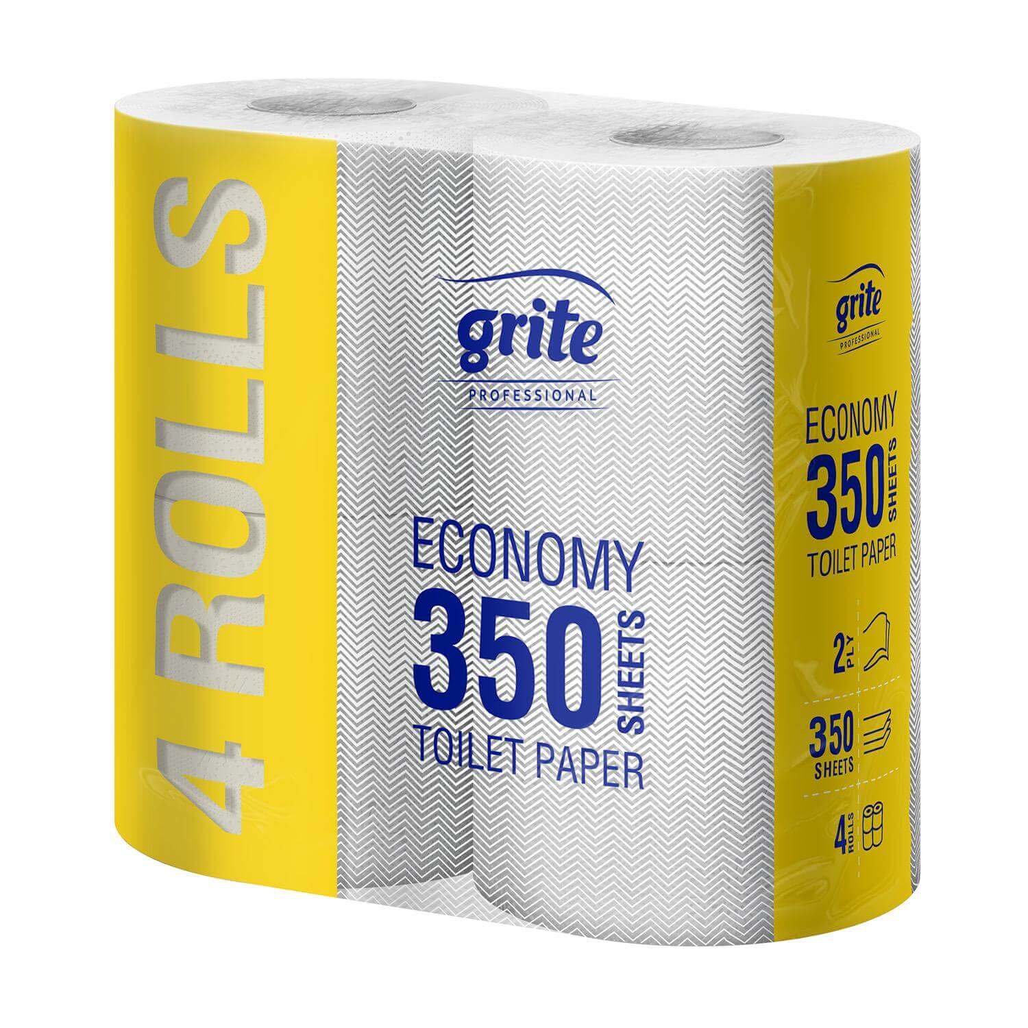 Toiletpapir - Grite Eco - 2-lags - hvid natur - 56 ruller
