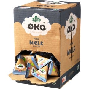 Minimælk - Arla - 20 ml - 0,5% - økologisk - i displayboks