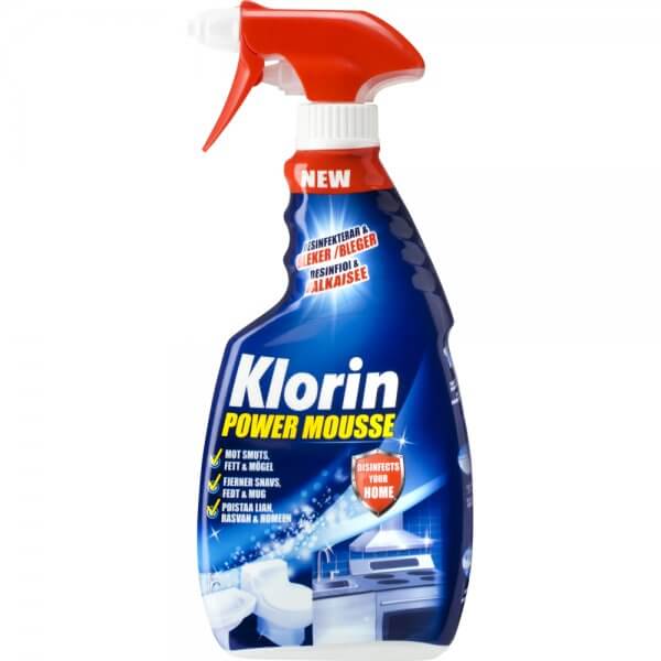 Klorrengøring - Klorin Power Mouse - 500 ml i sprayflaske