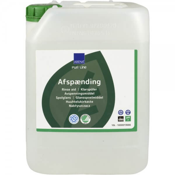 Afspænding - Abena Puri-Line - med skumdæmper, uden farve og parfume - 10 liter