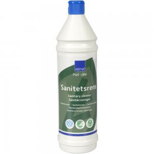 Sanitetsrengøring - Abena Puri-Line - alkalisk/affedtende - uden farve og parfume - 1 liter