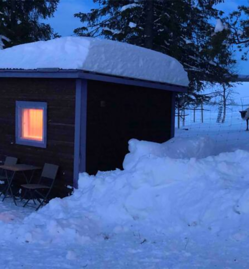 sauna from outside