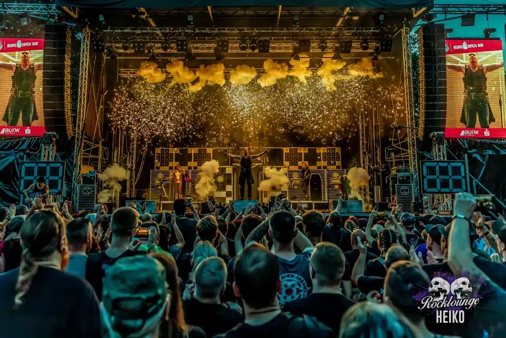 Völkerball Burg Open Air Illingen