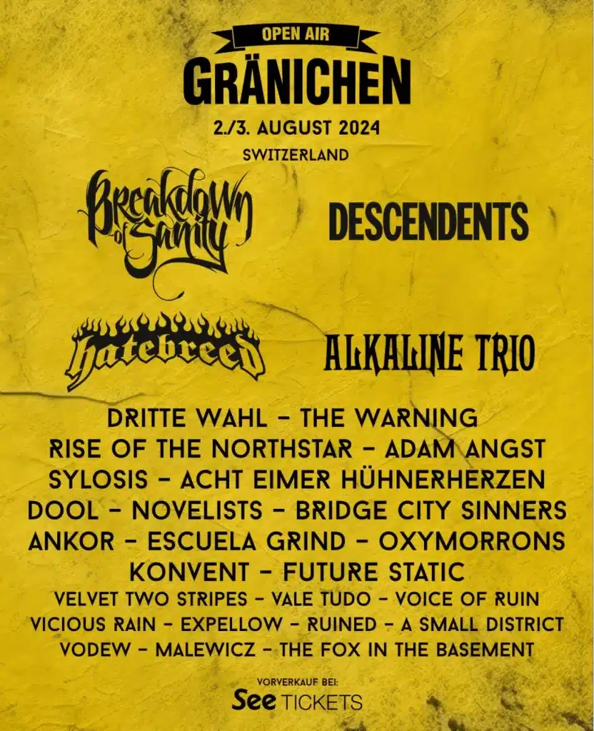 Open Air Gränichen 2024 Festival