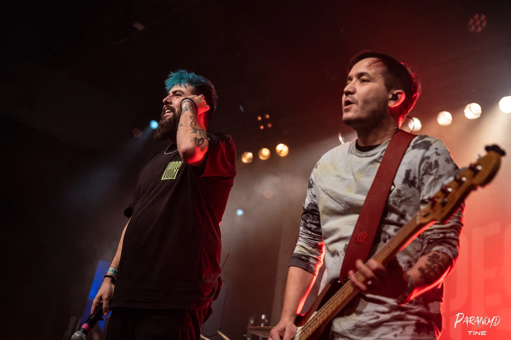 Zebrahead bei der Show im Scheinwerferlicht beim Konzert in Stuttgart © Tine Blessing