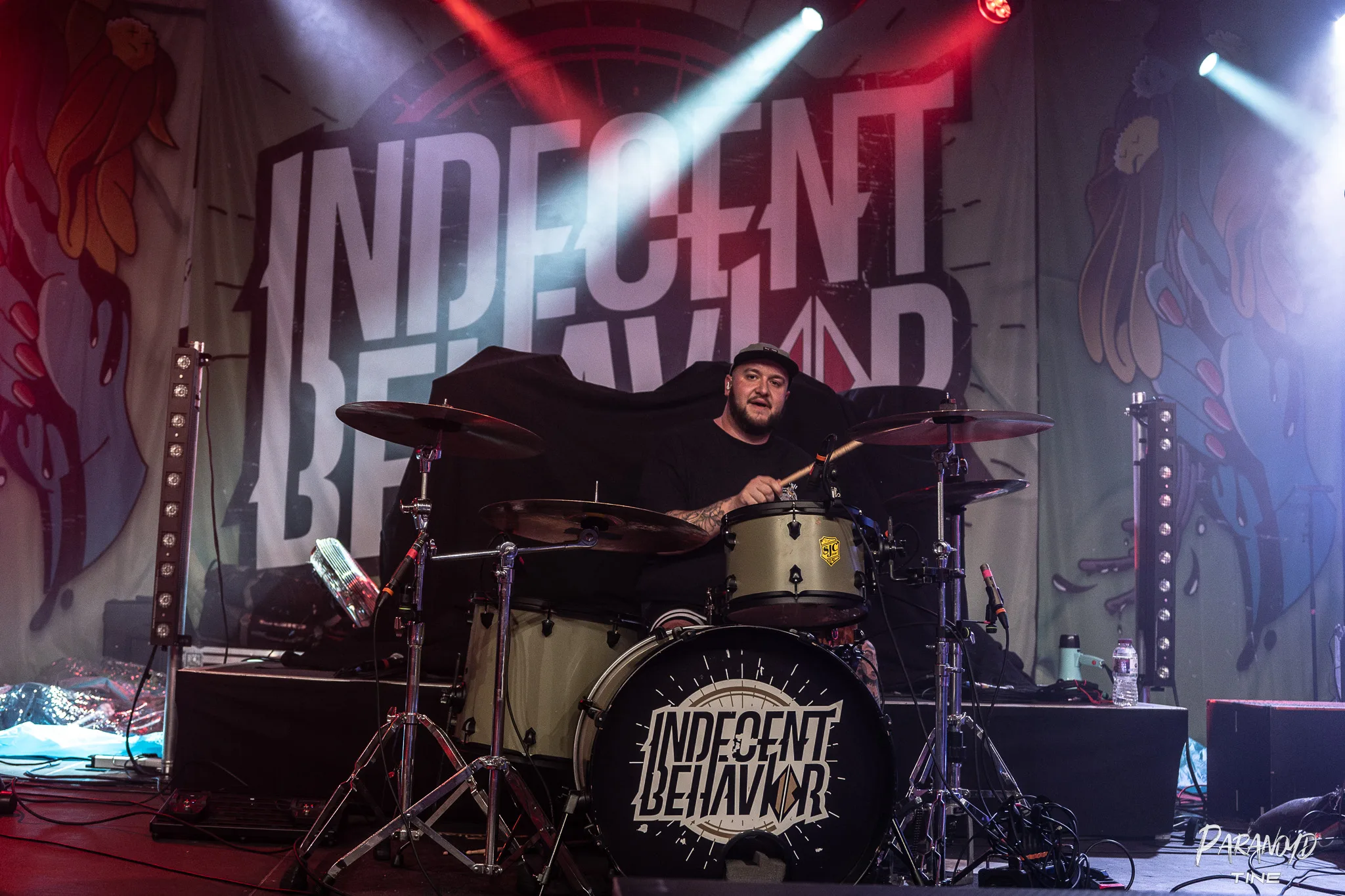 Zebrahead bei der Show im Scheinwerferlicht beim Konzert in Stuttgart © Tine Blessing