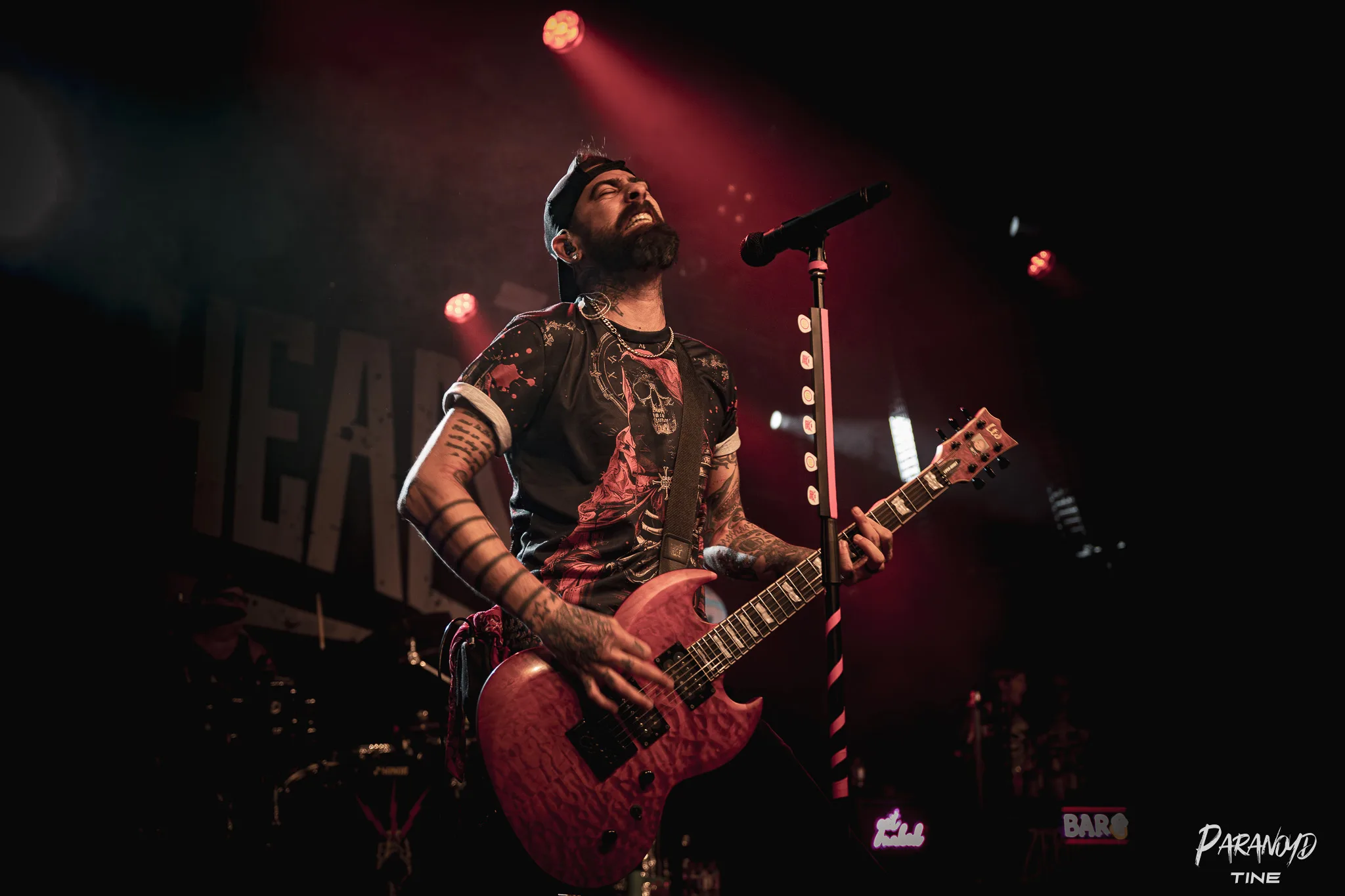 Zebrahead bei der Show im Scheinwerferlicht beim Konzert in Stuttgart © Tine Blessing