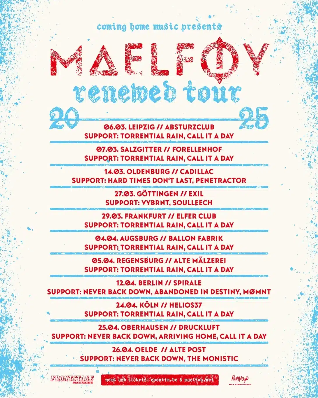 Maelføy Renewed Tour 2025