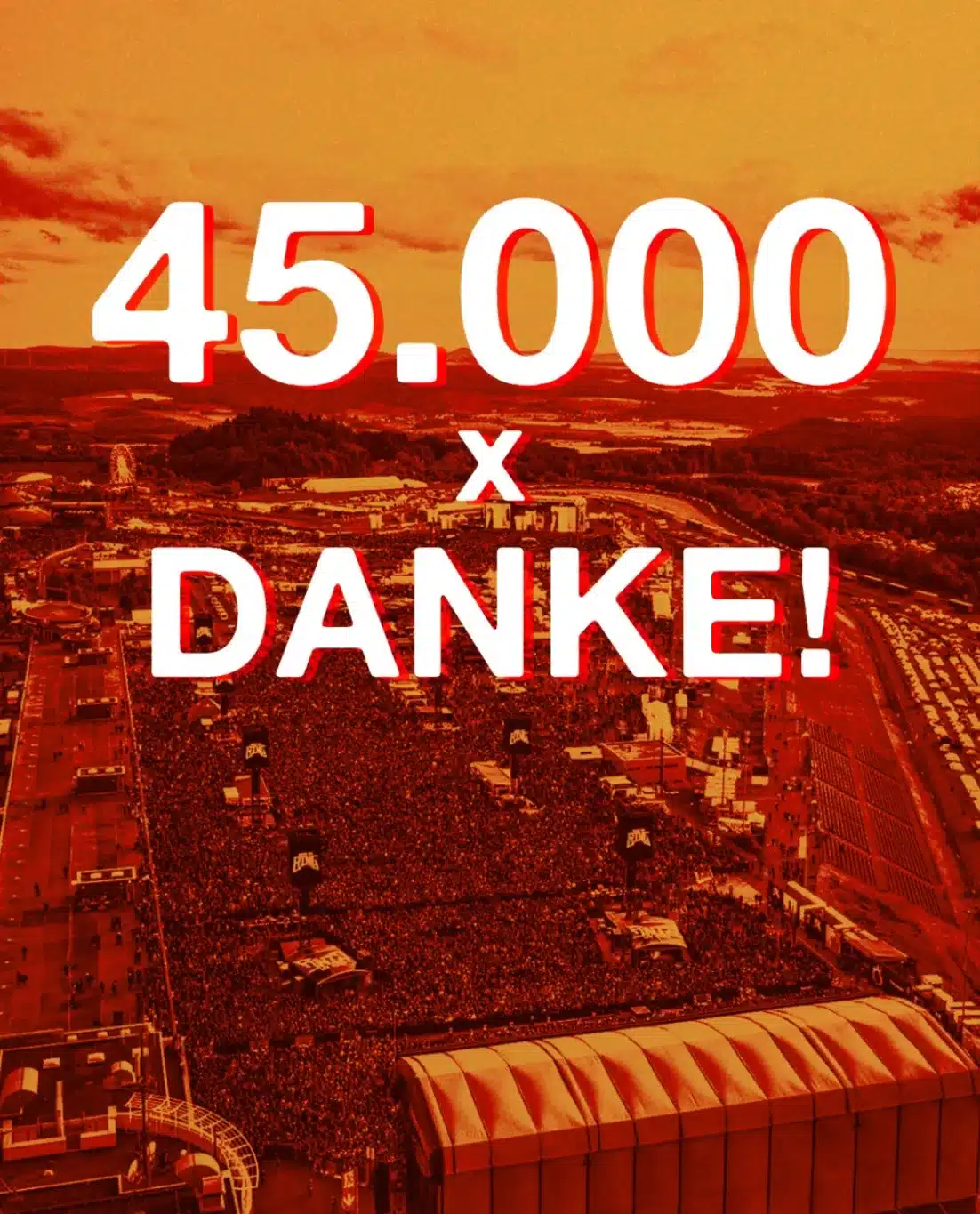 Rock am Ring 45.000 x DANKE! Rekordzahlen für 2026