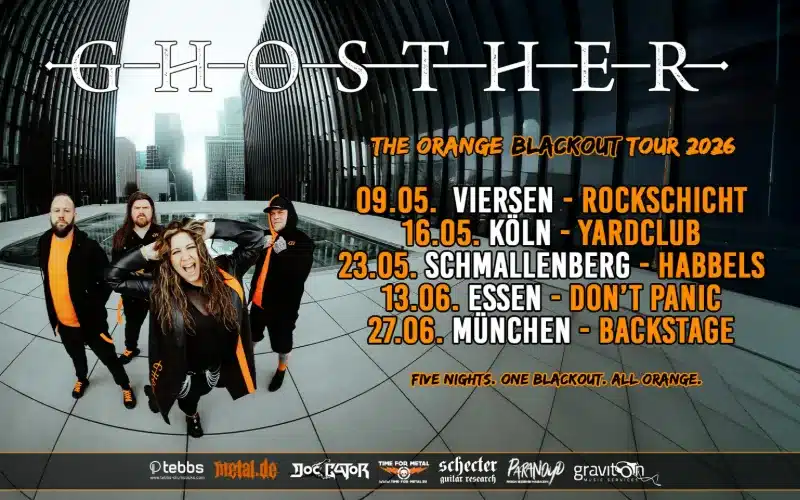 Ghoster the orange black tour 2025 präsentiert von paranoyd magazin