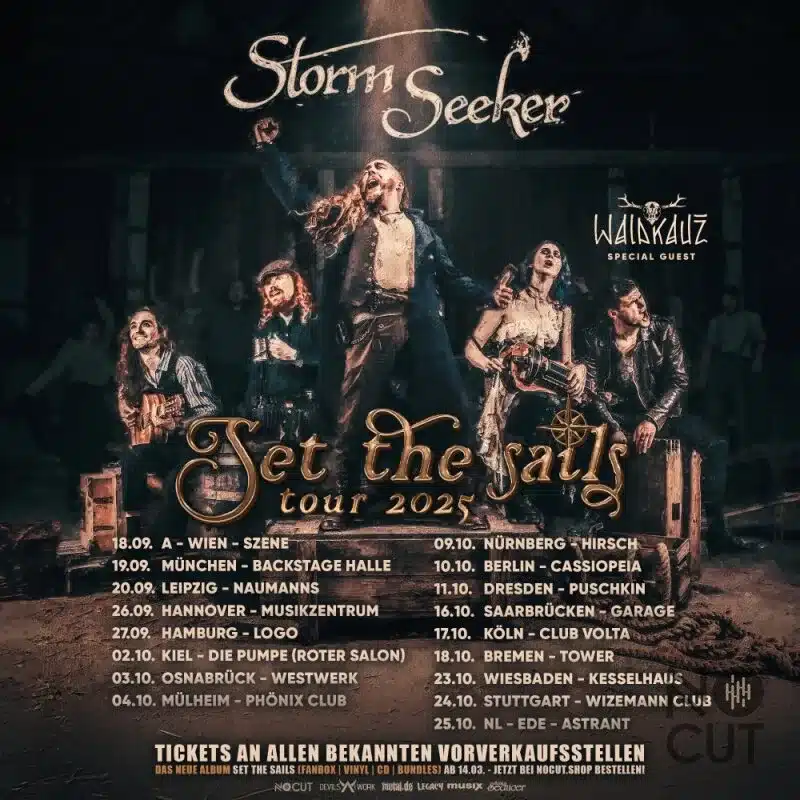 Storm Seeker Tour 2025: Folk-Metal-Piraten setzen die Segel – Live in Stuttgart und vielen weiteren Städten