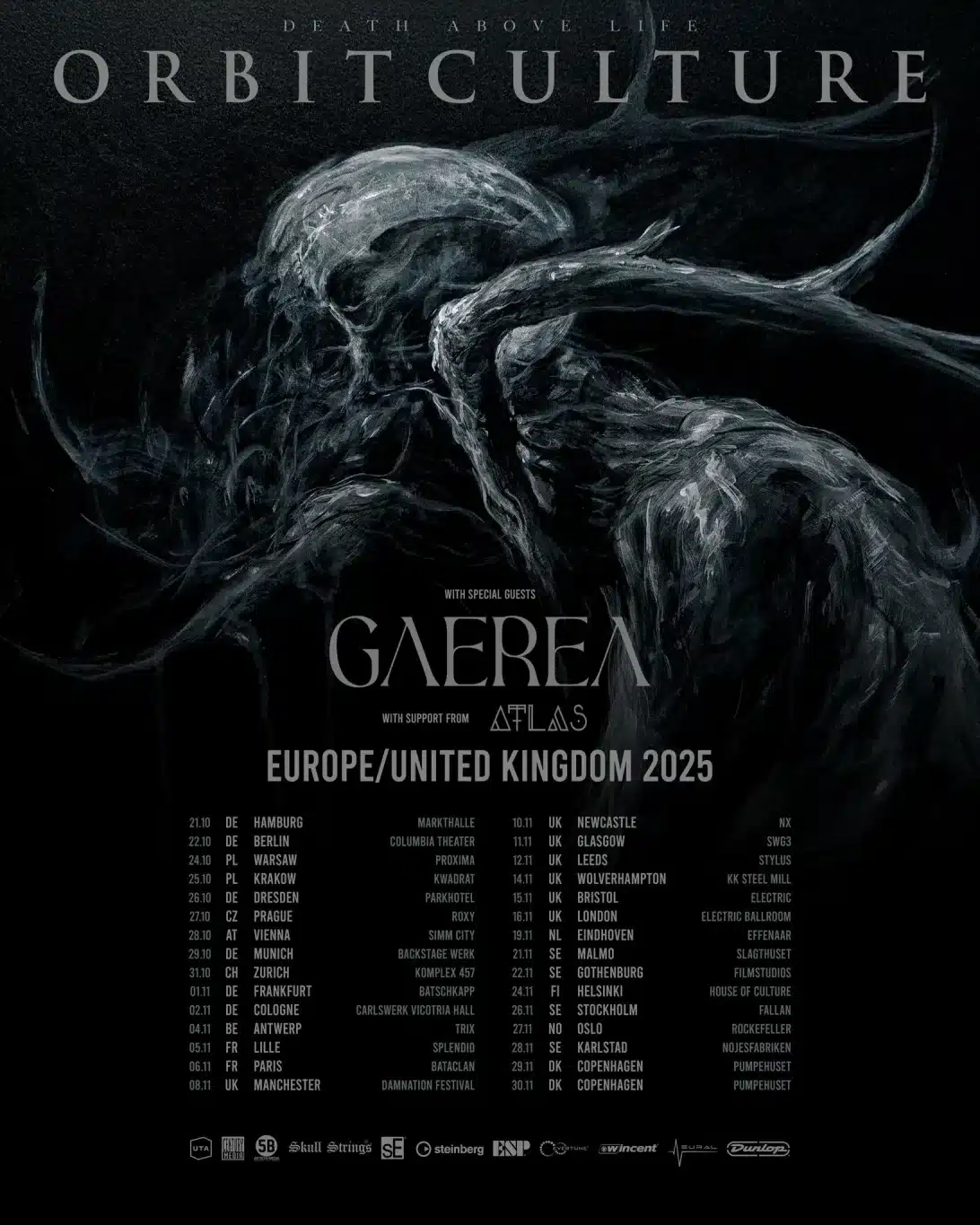 ATLAS veröffentlichen neue Metalcore-Single Salt And Sulfur und kündigen Europa-Tour 2025 mit Orbit Culture an