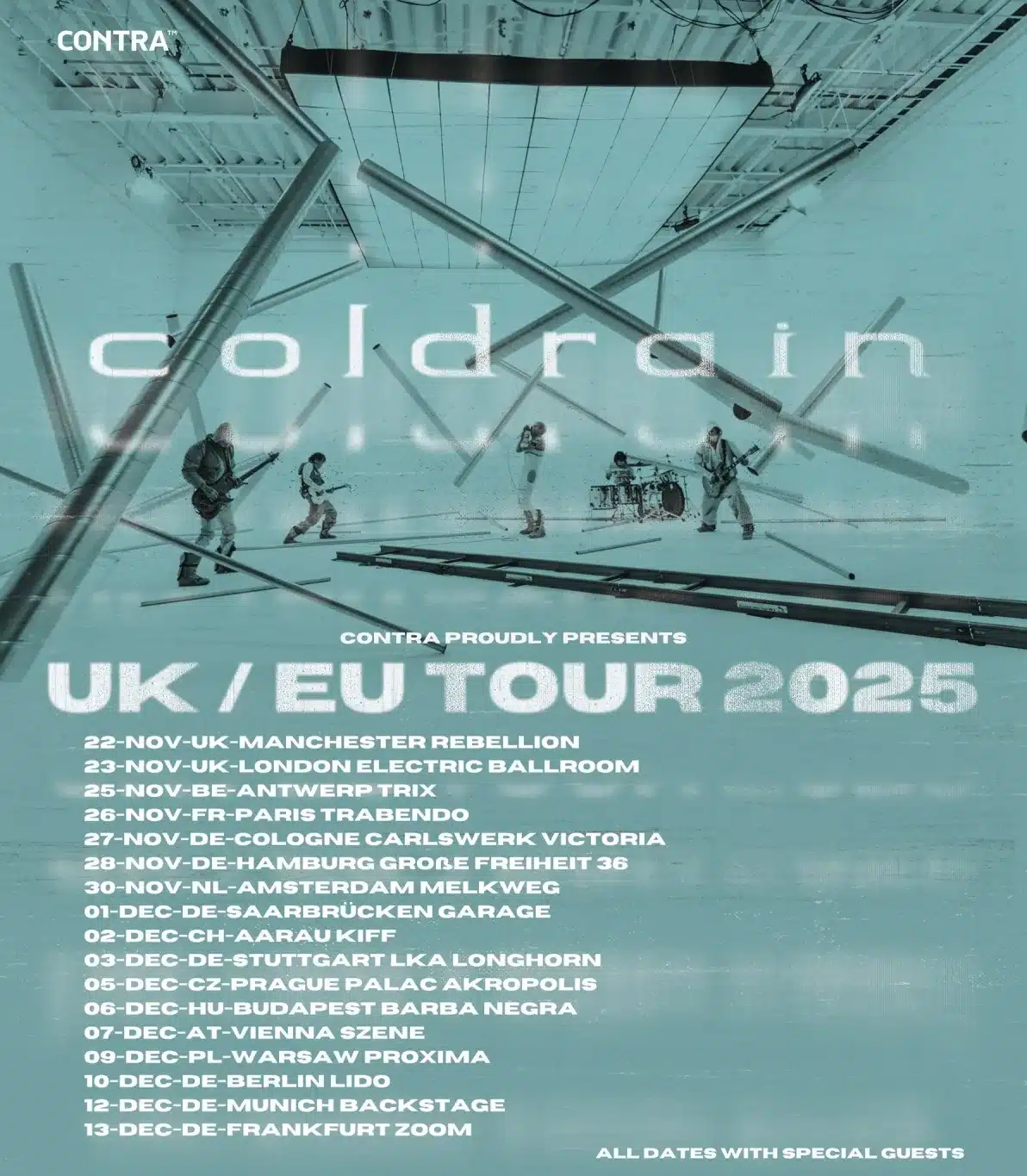 COLDRAIN – UK/EU Tour 2025