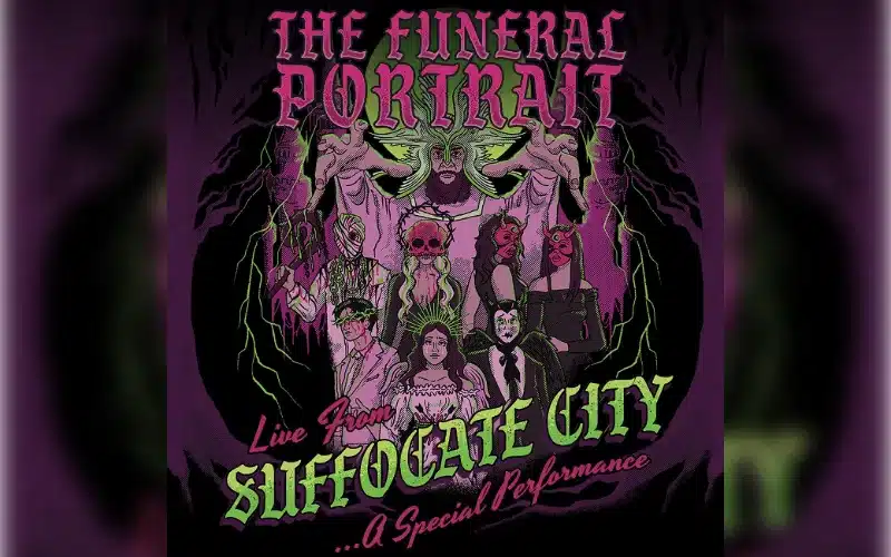 THE FUNERAL PORTRAIT, LIVE FROM SUFFOCATE CITY, Paranoyd Magazin
