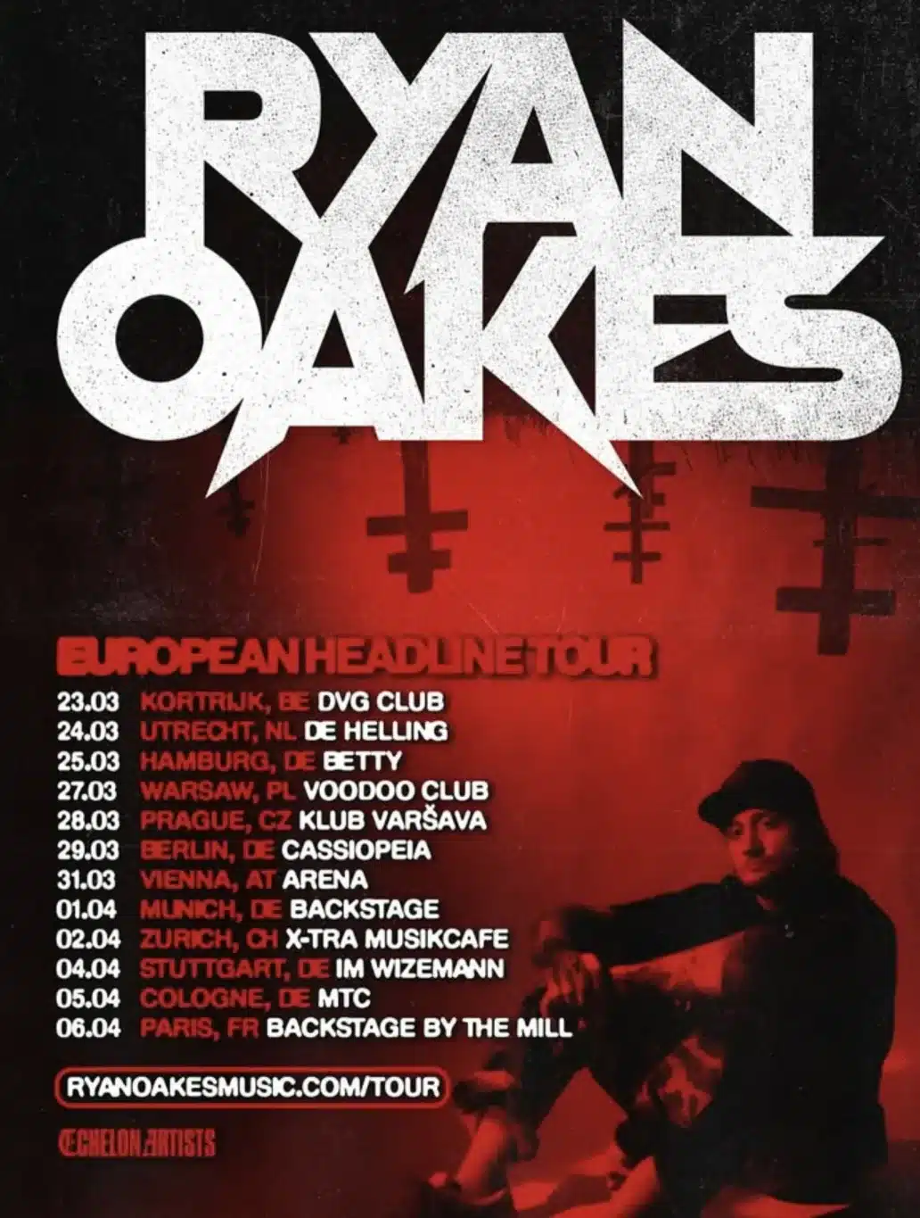 RYAN OAKES – EUROPEAN HEADLINE TOUR 2026