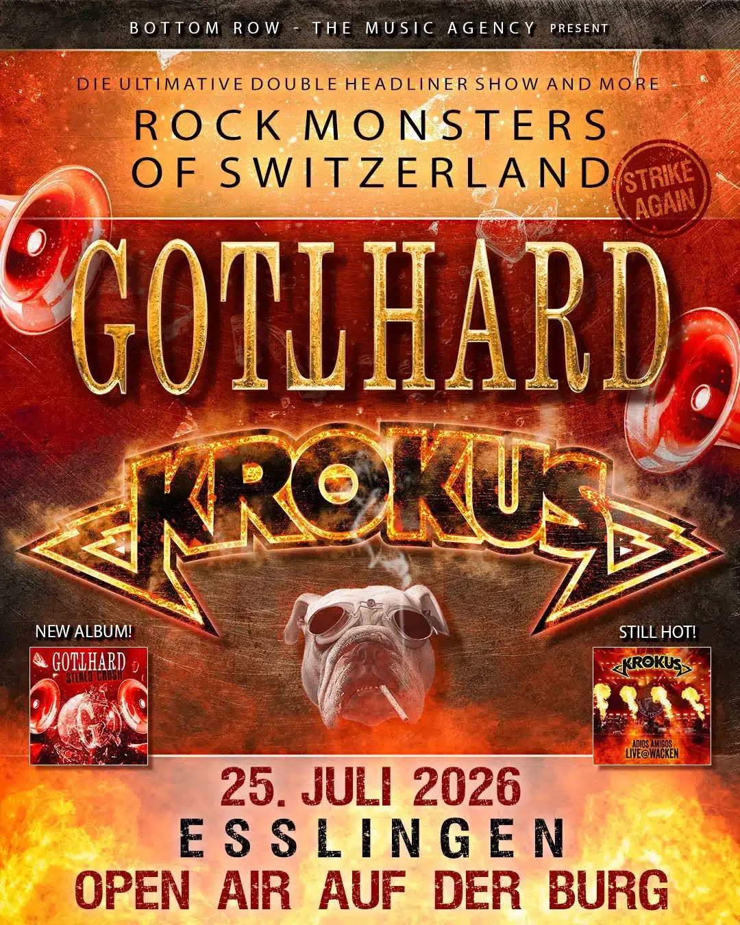 Gotthard & Krokus live – Rock-Monster in Esslingen 2026