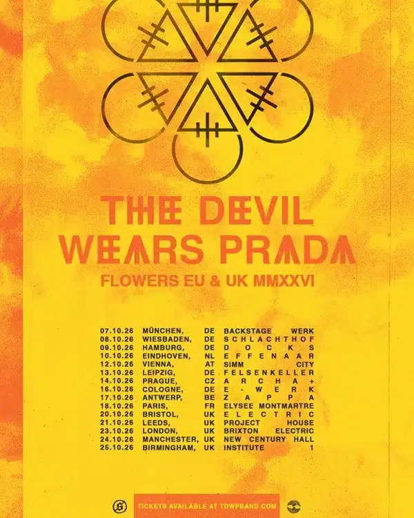 THE DEVIL WEARS PRADA kündigen flowers EU-Headline-Tour 2026 an