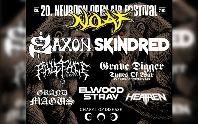 NOAF 2026: Saxon und Grave Digger als erste Bands bestätigt