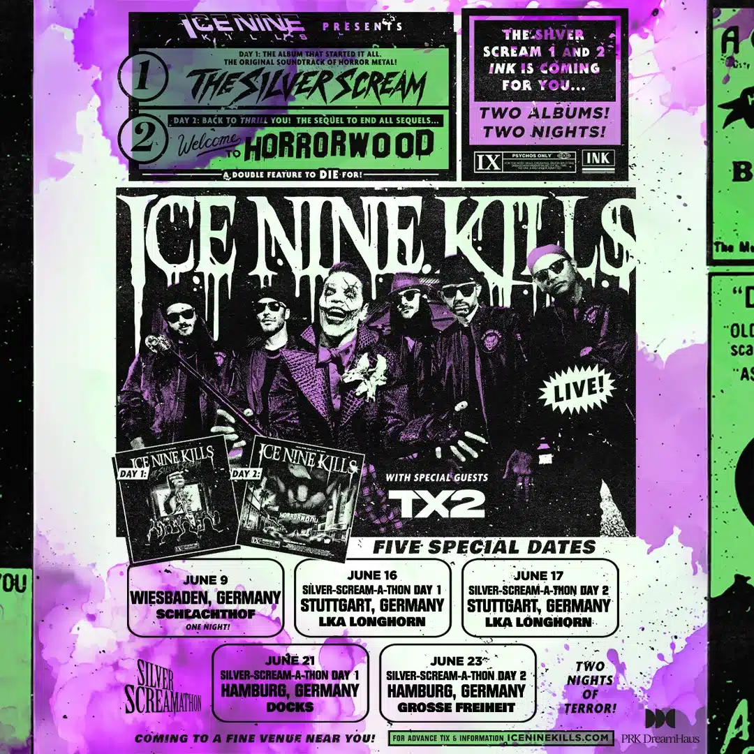 Horror-Schocker: Ice Nine Kills kündigen Silver-Scream-A-Thon an