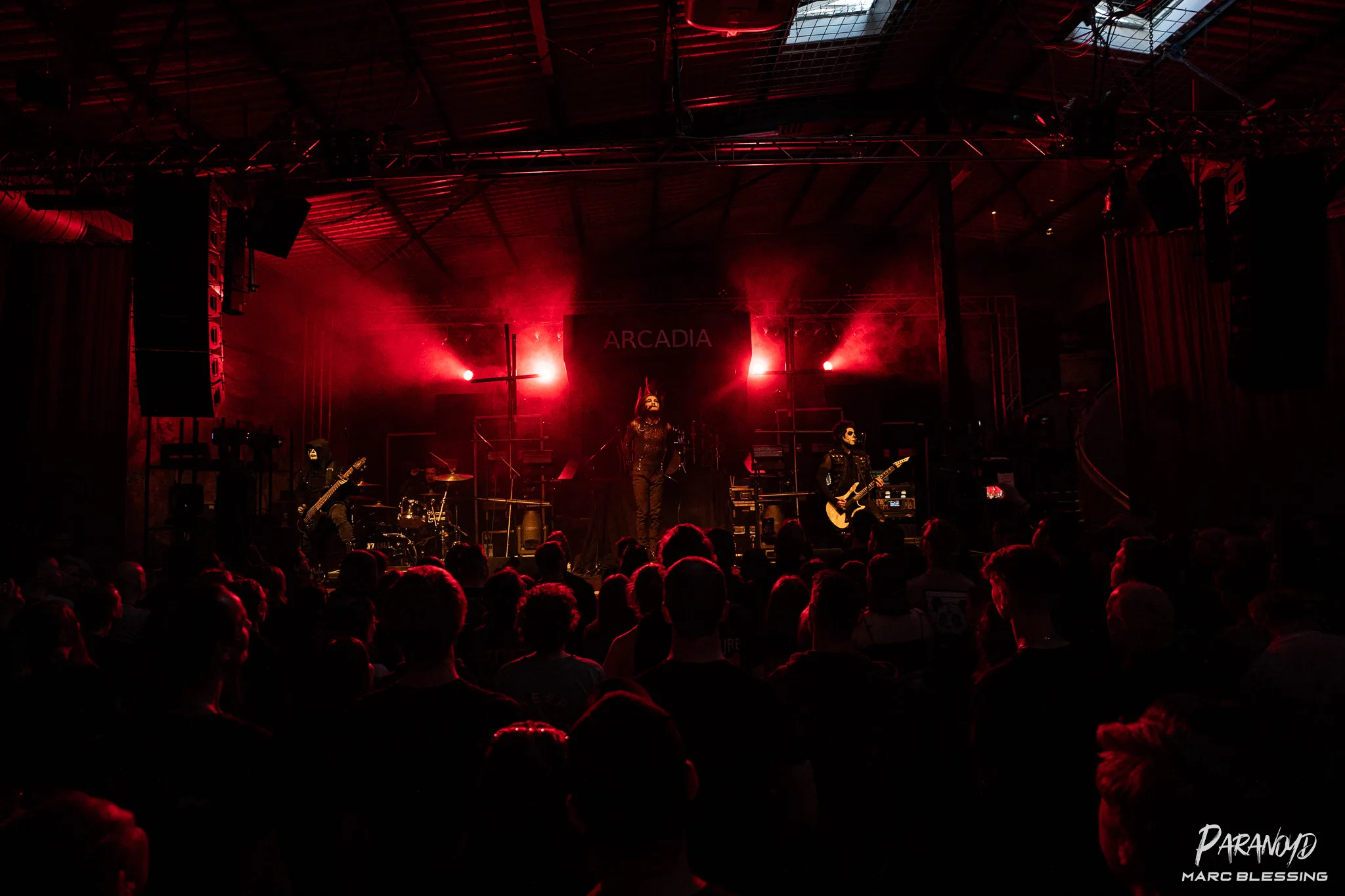 Smash Into Pieces im Scheinwerferlicht © Marc Blessing