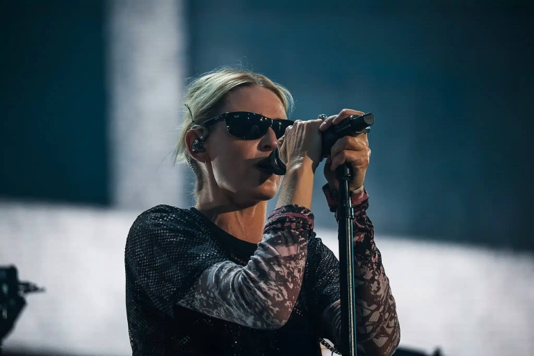 Linkin Park bei der Show vor begeistertem Publikum beim Konzert in Park © tilo sief