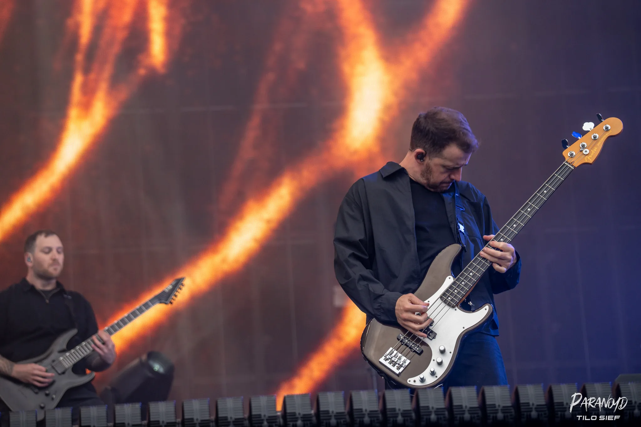 Architects vor begeistertem Publikum beim Konzert in Park © Tilo Sief