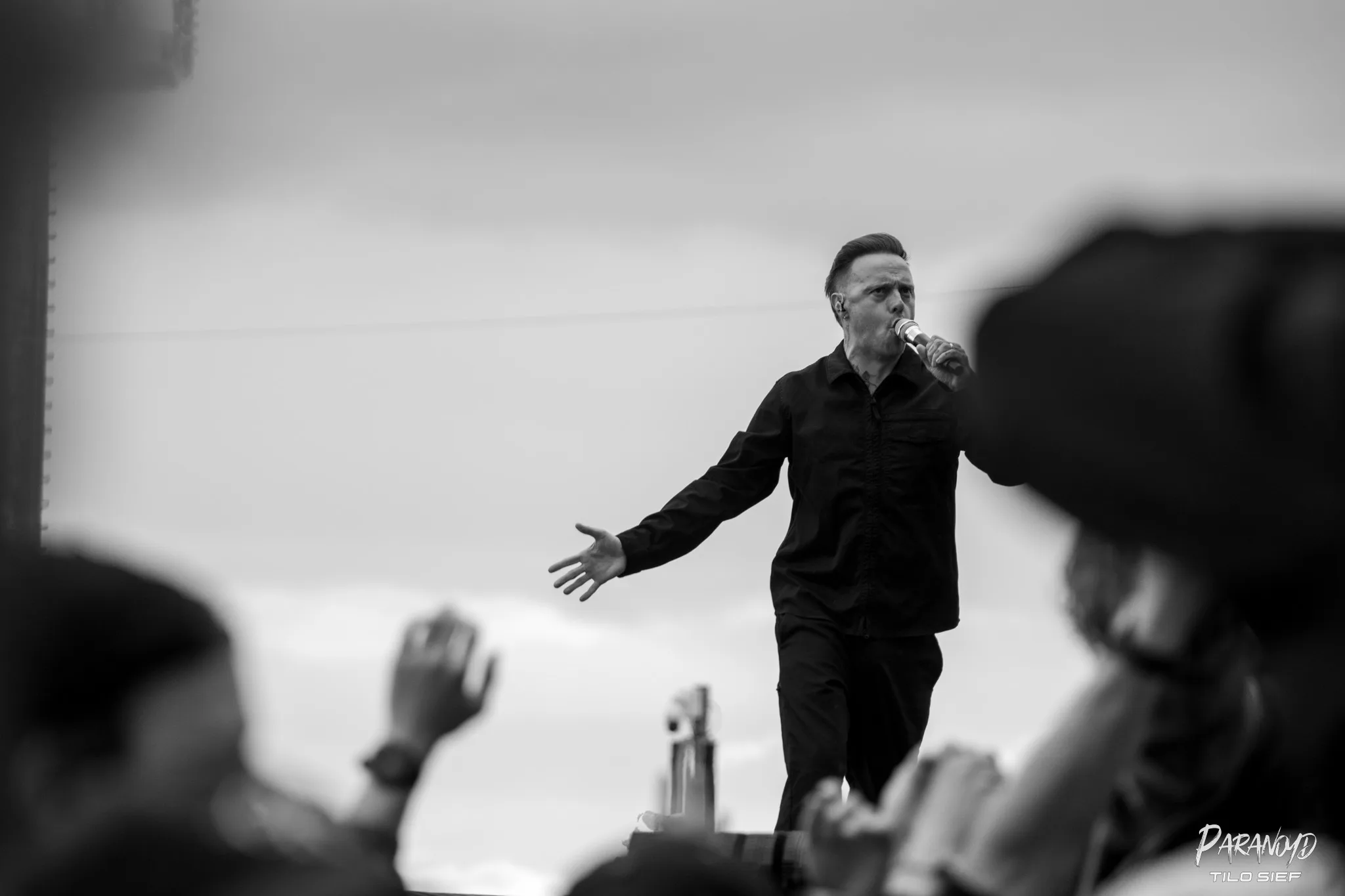 Architects bei der Show vor begeistertem Publikum beim Konzert in Park © Tilo Sief