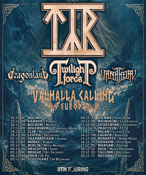 Týr bringen die „Valhalla Calling Europe Tour 2026“ nach Deutschland