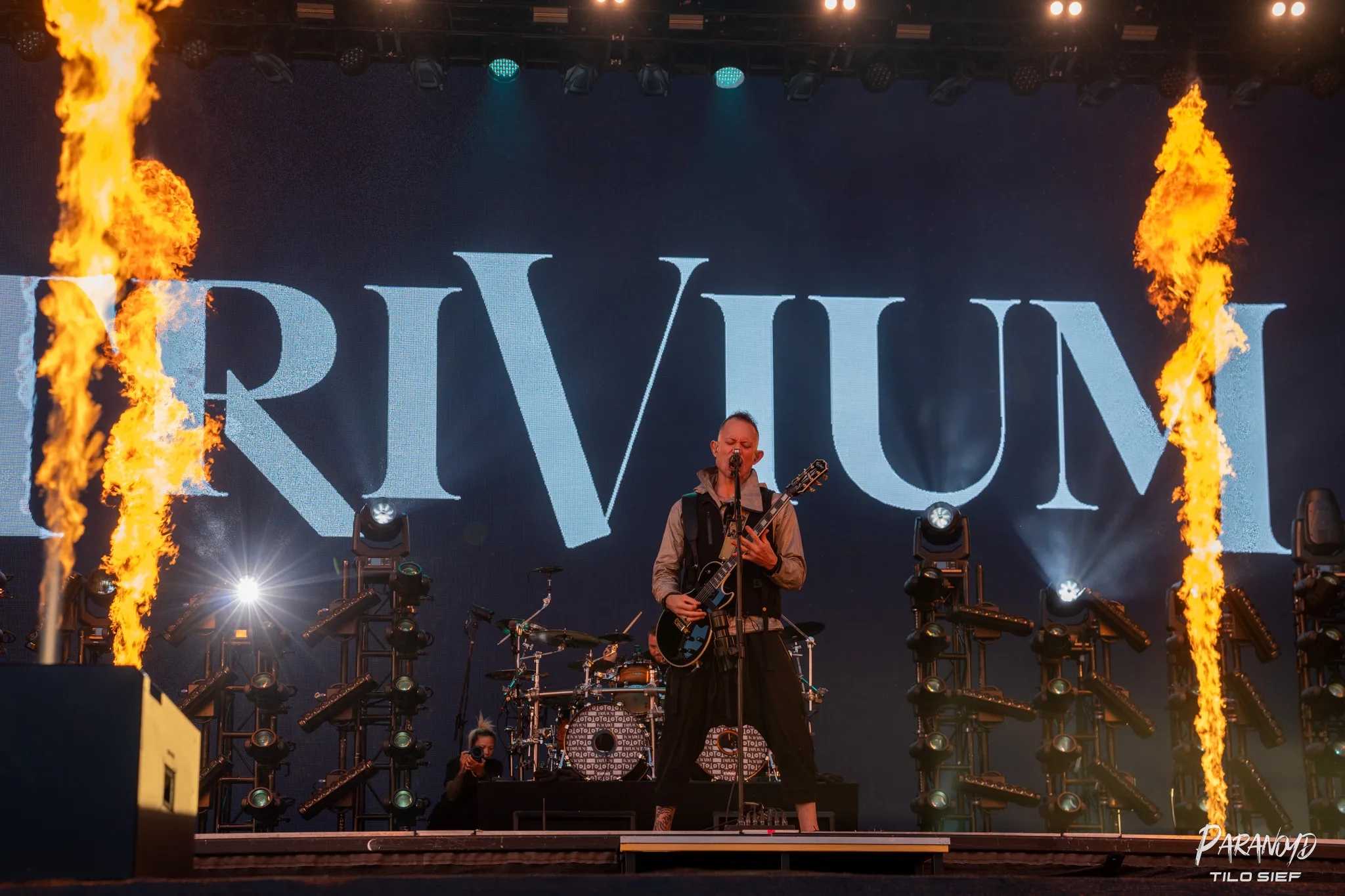 Trivium vor begeistertem Publikum beim Konzert in Park © Tilo Sief